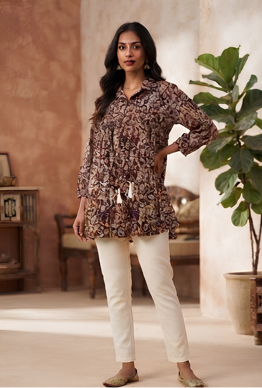 Brown Kurti