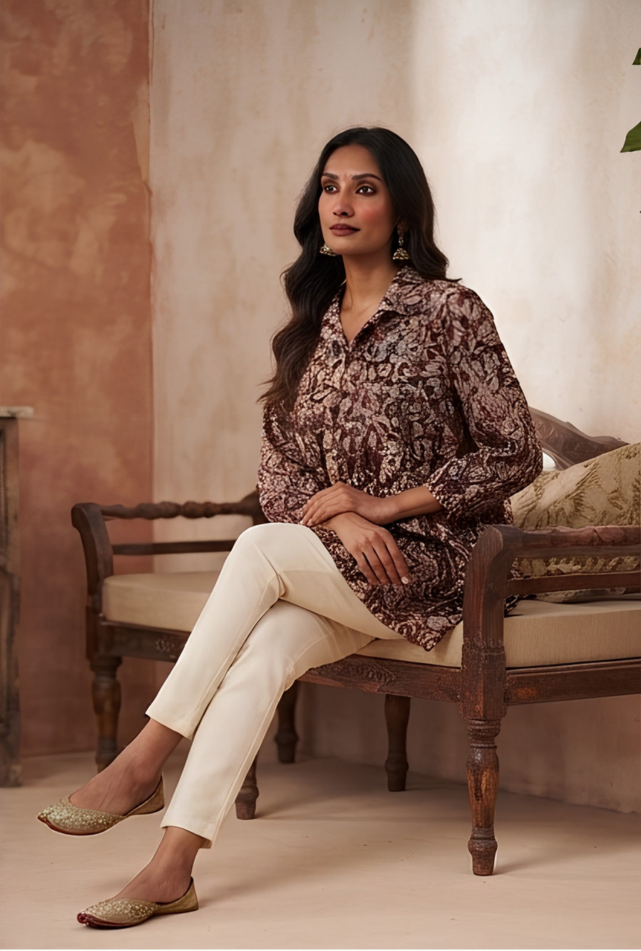 Brown Kurti