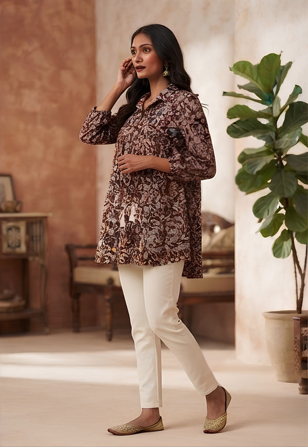 Brown Kurti