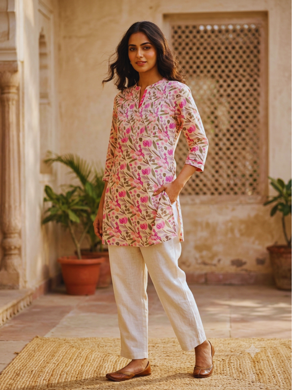 PRINTED SHORT KURTI