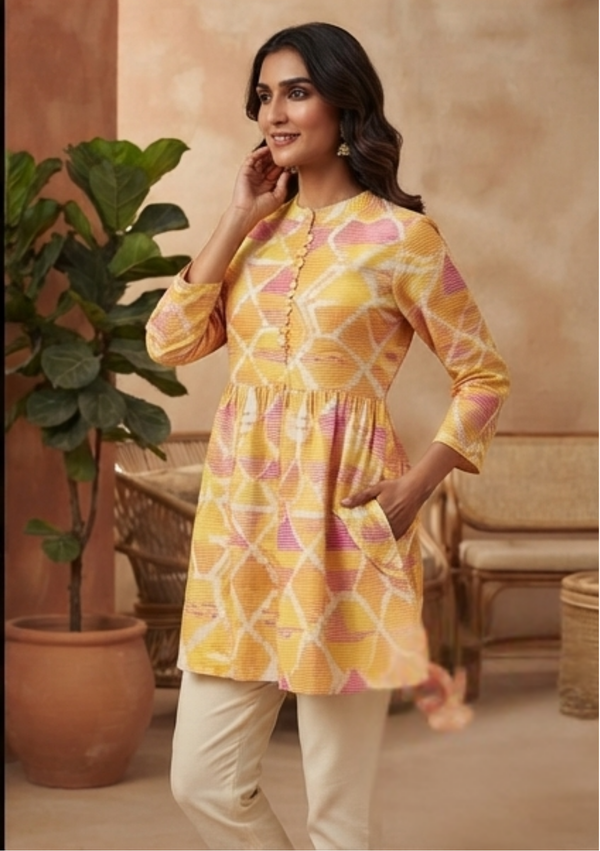 YELLOW KURTI