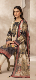 PRINT THREE PIECE SUIT