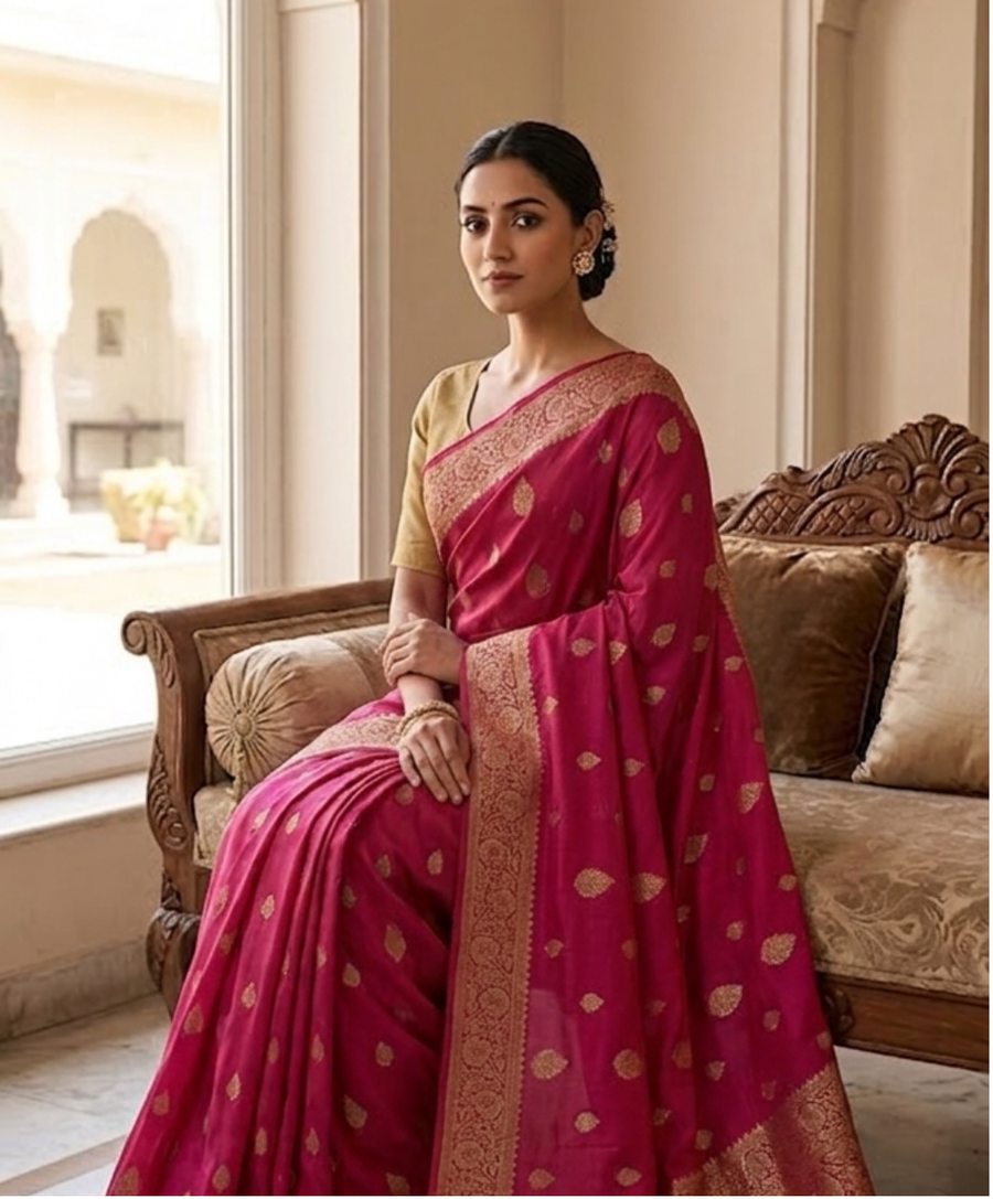 Rich Pink Silk