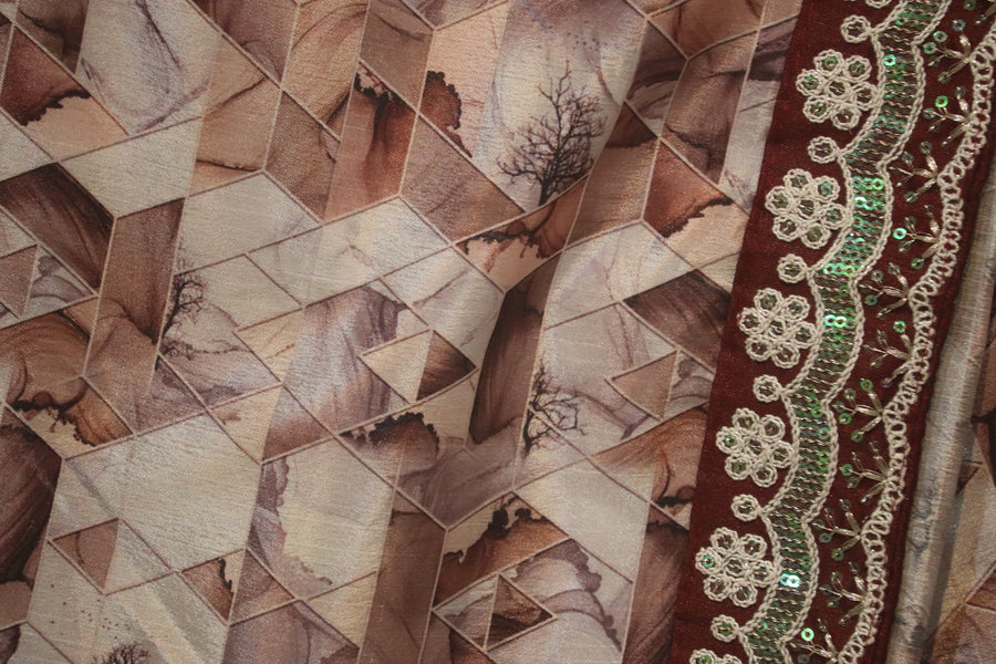 Mosaic Saree
