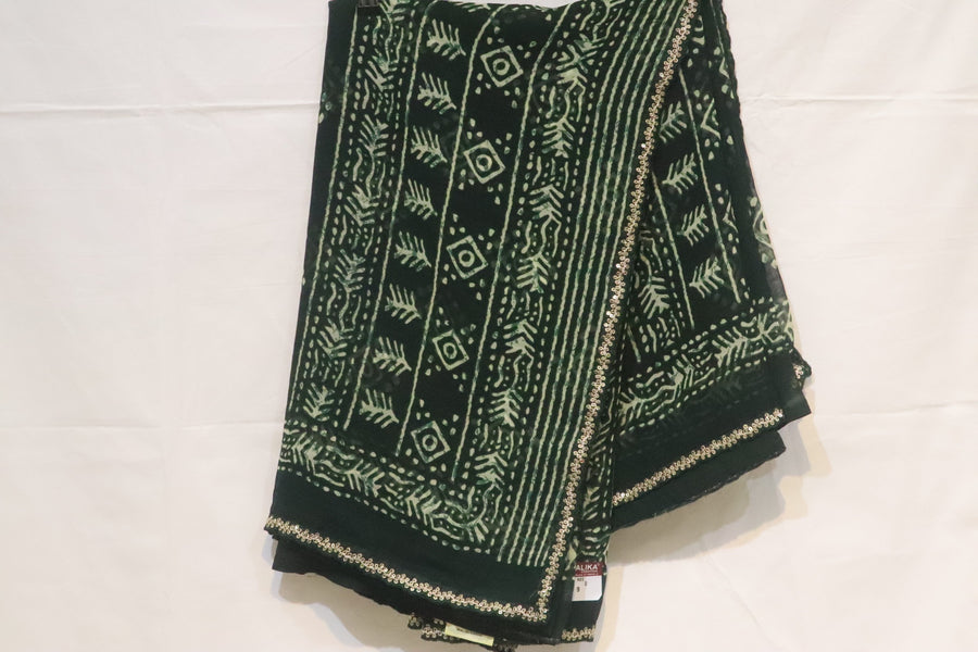 Indigo Saree