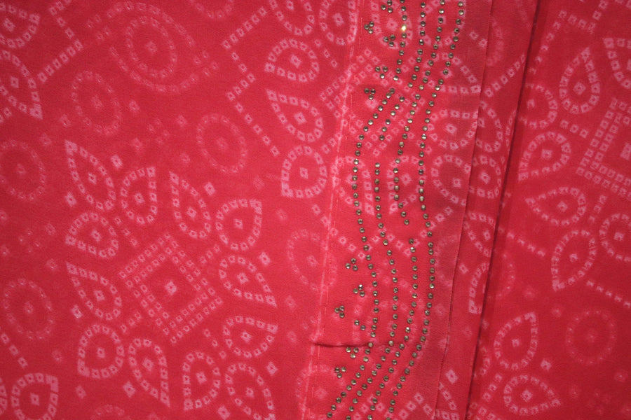 Vermilion Saree