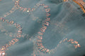Aqua Saree