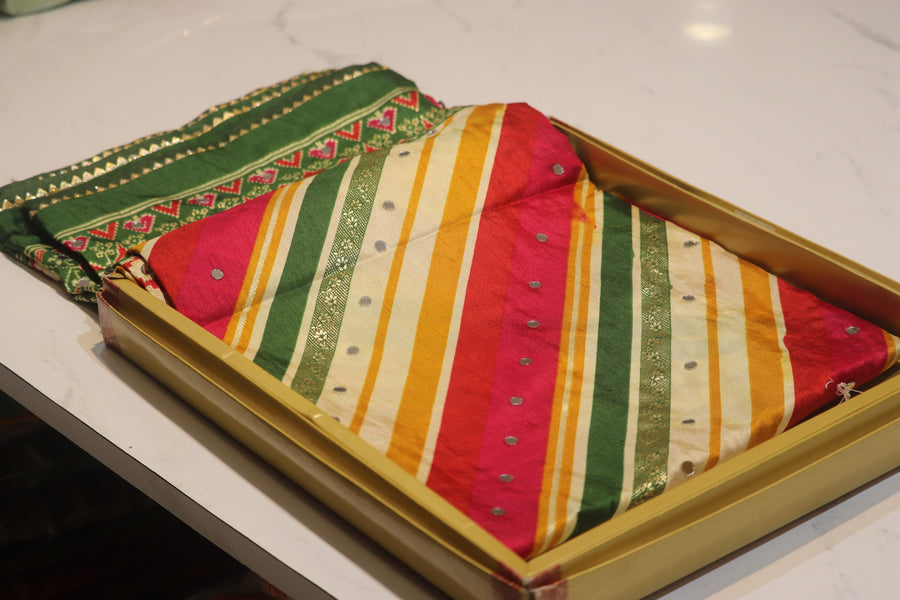 Leheriya Saree