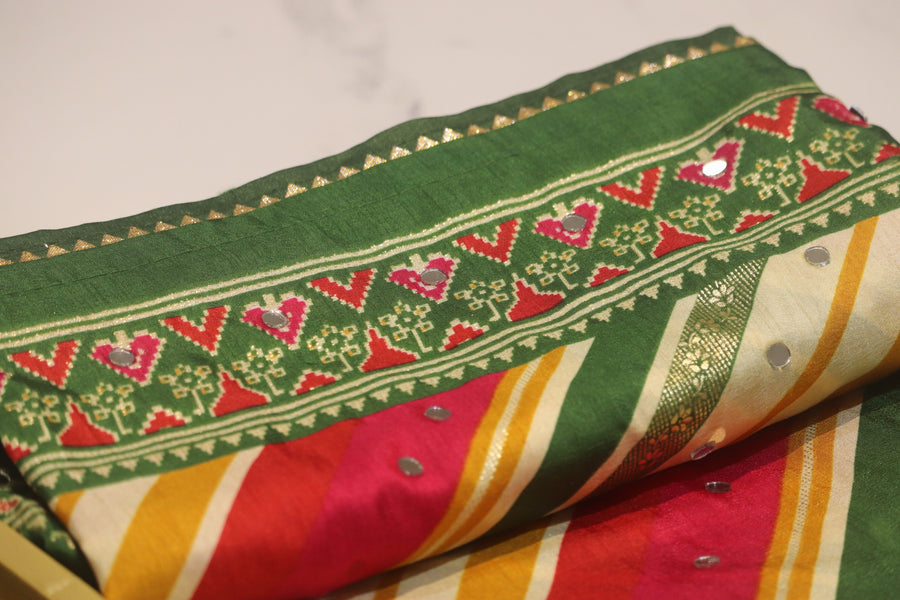 Leheriya Saree