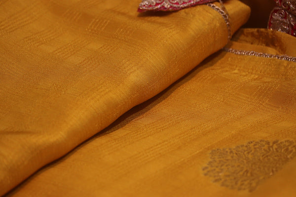 Mustard Saree
