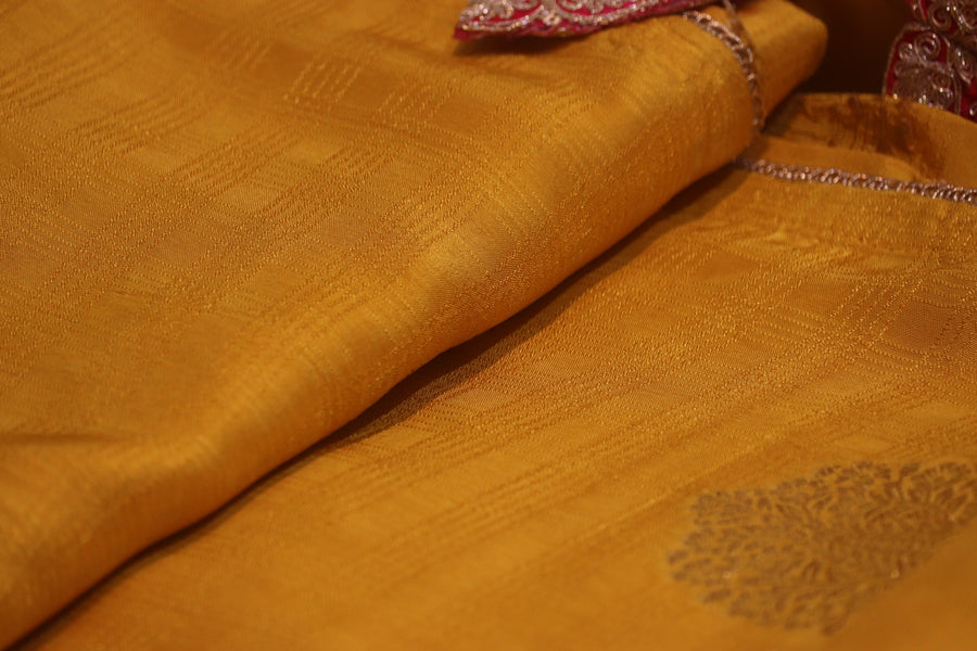 Mustard Saree