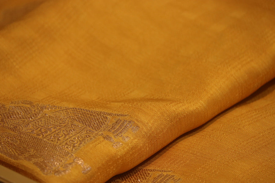 Mustard Saree