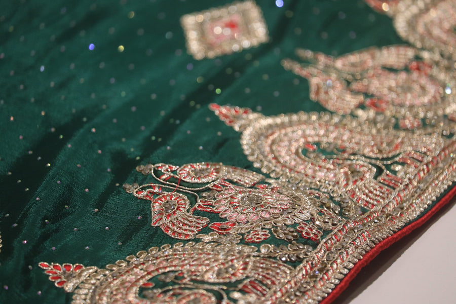 Emerald Saree