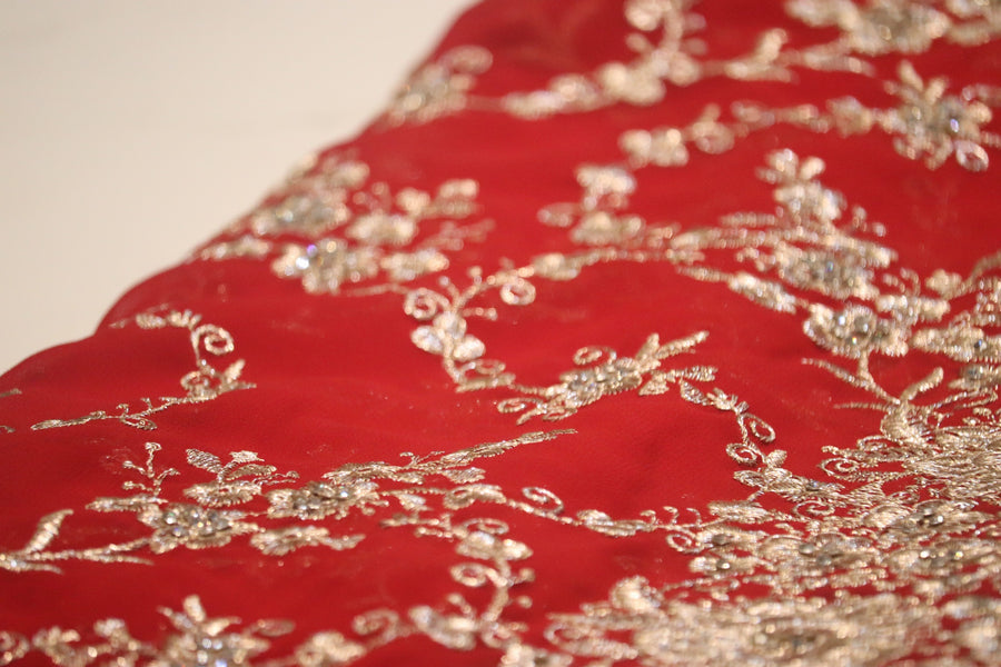 Crimson Saree
